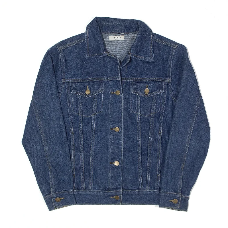 66Girls Jacket Blue Denim Womens M Striped Jacket Polka Dot Jacket Floral Jacket