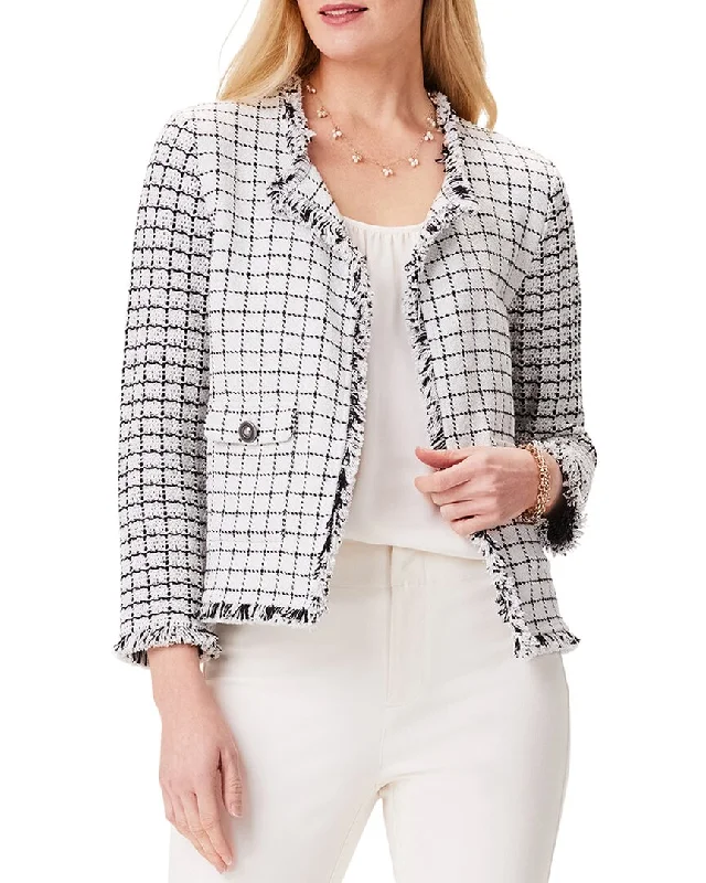 Nic+Zoe Grid Fringe Mix Knit Pocket Jacket Corduroy Jacket Velvet Jacket Brocade Jacket Nic+Zoe Grid Fringe Mix Knit Pocket Jacket Corduroy Jacket Velvet Jacket Brocade Jacket