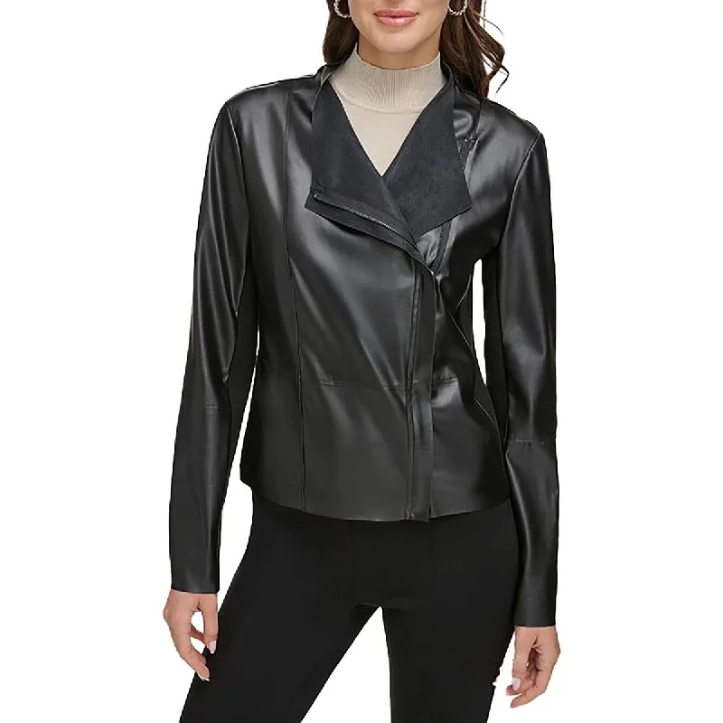Womens Faux Leather Short Motorcycle Jacket Faux Fur Fabric Real Fur Fabric Shearling Fabric Womens Faux Leather Short Motorcycle Jacket Faux Fur Fabric Real Fur Fabric Shearling Fabric