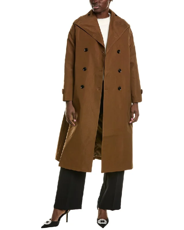 Beulah Trench Coat Houndstooth Jacket Shearling Jacket Fleece Jacket
