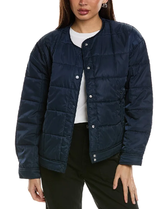 Rebecca Minkoff Square Quilted Jacket Mesh Jacket Canvas Jacket Denim Jacket