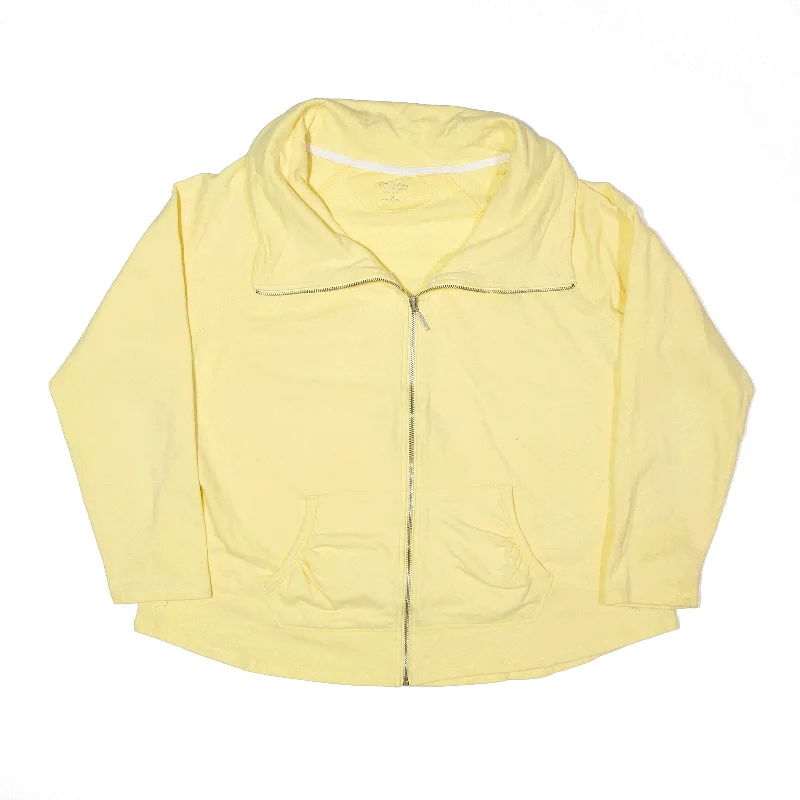 CALVIN KLEIN Jacket Yellow Track Womens 2XL Insulated Jacket Fitted Jacket Loose Jacket CALVIN KLEIN Jacket Yellow Track Womens 2XL Insulated Jacket Fitted Jacket Loose Jacket