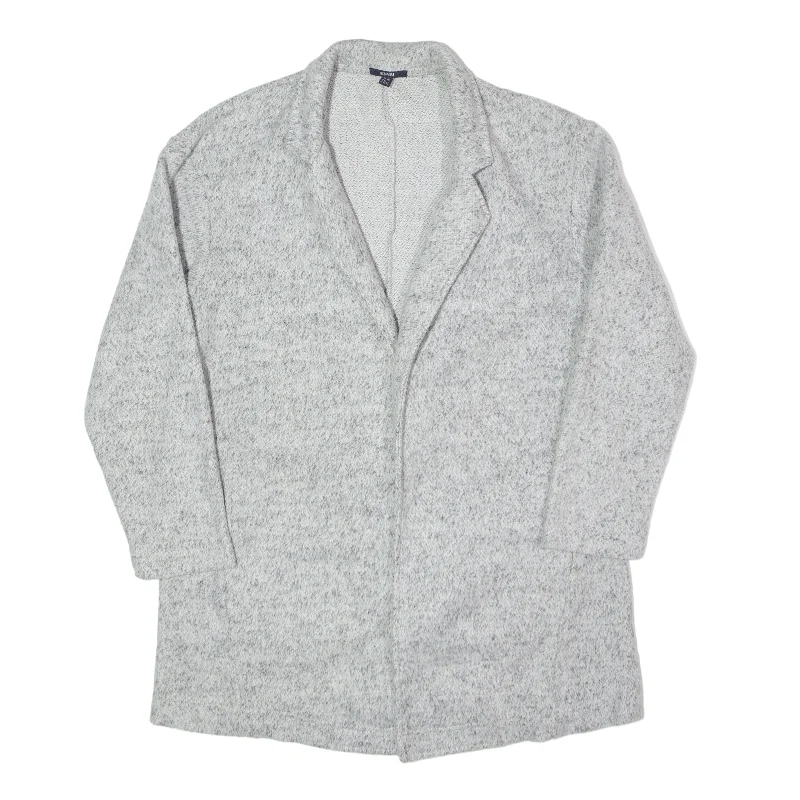 KIABI Knit Jacket Grey Womens M Oversized Jacket Tailored Jacket Straight Jacket