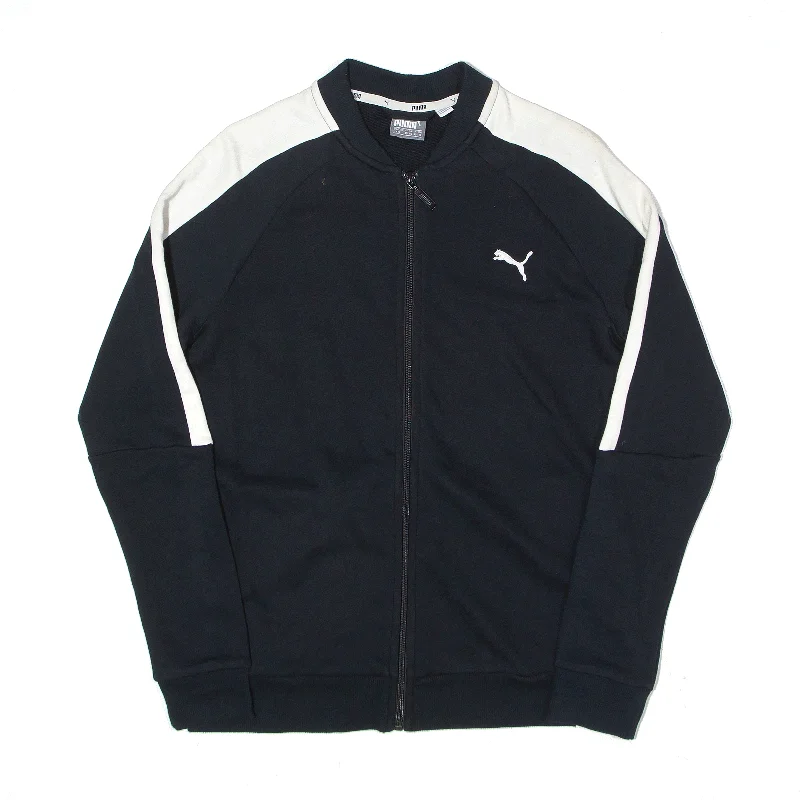 PUMA Track Jacket Black Womens UK 14 Fitted Jacket Loose Jacket Oversized Jacket