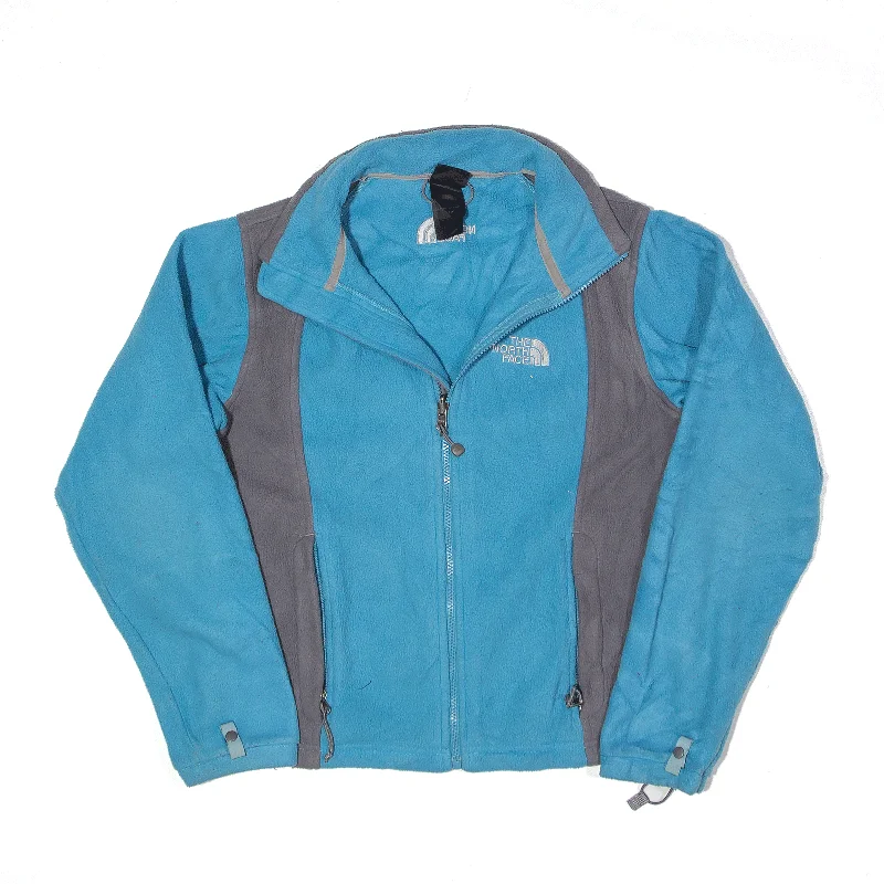 THE NORTH FACE Fleece Jacket Blue Womens S Stand-Up Collar Roll-Neck Collar Turtle Neck THE NORTH FACE Fleece Jacket Blue Womens S Stand-Up Collar Roll-Neck Collar Turtle Neck