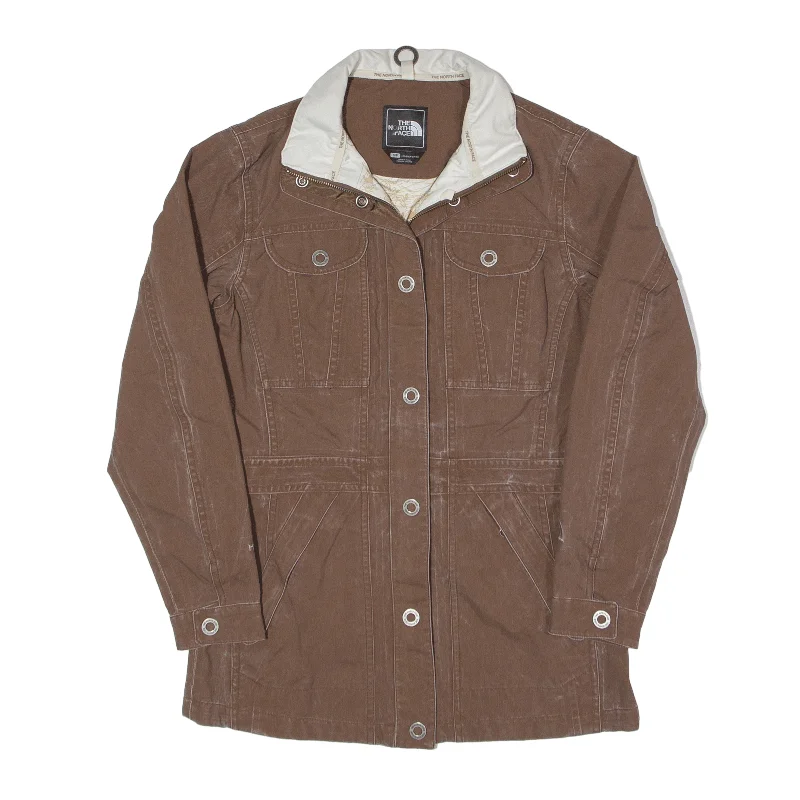 THE NORTH FACE Lightweight Jacket Brown Nylon Womens S Faux Fur Jacket Real Fur Jacket Shearling Jacket THE NORTH FACE Lightweight Jacket Brown Nylon Womens S Faux Fur Jacket Real Fur Jacket Shearling Jacket