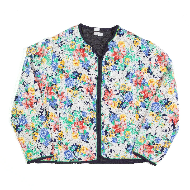 Jacket White 90s Floral Crepe Blazer Womens L Denim Jacket Leather Jacket Suede Jacket Jacket White 90s Floral Crepe Blazer Womens L Denim Jacket Leather Jacket Suede Jacket