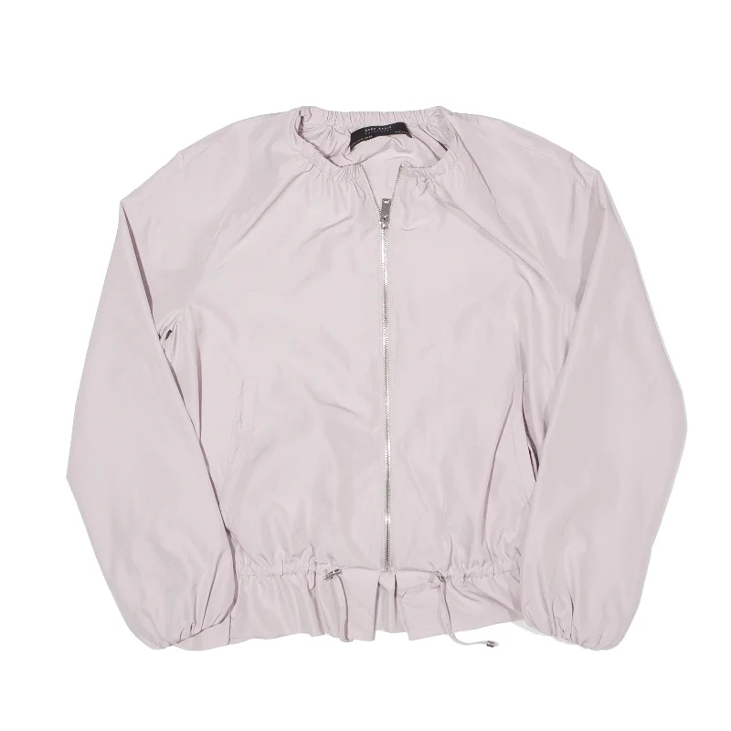 ZARA BASIC Lightweight Jacket Purple Womens XS One-Shoulder Jacket Off-the-Shoulder Jacket Asymmetrical Jacket ZARA BASIC Lightweight Jacket Purple Womens XS One-Shoulder Jacket Off-the-Shoulder Jacket Asymmetrical Jacket