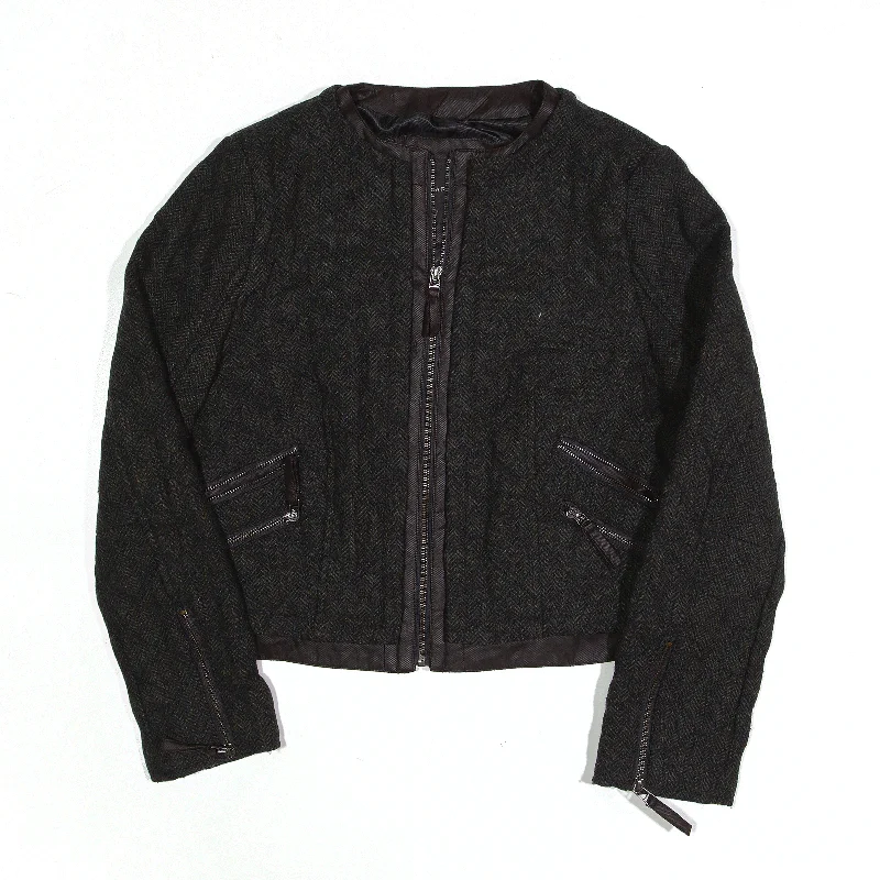 ZARA BASIC Zipper Detail Green Jacket Womens M Chenille Jacket Brocade Jacket Lace Jacket ZARA BASIC Zipper Detail Green Jacket Womens M Chenille Jacket Brocade Jacket Lace Jacket